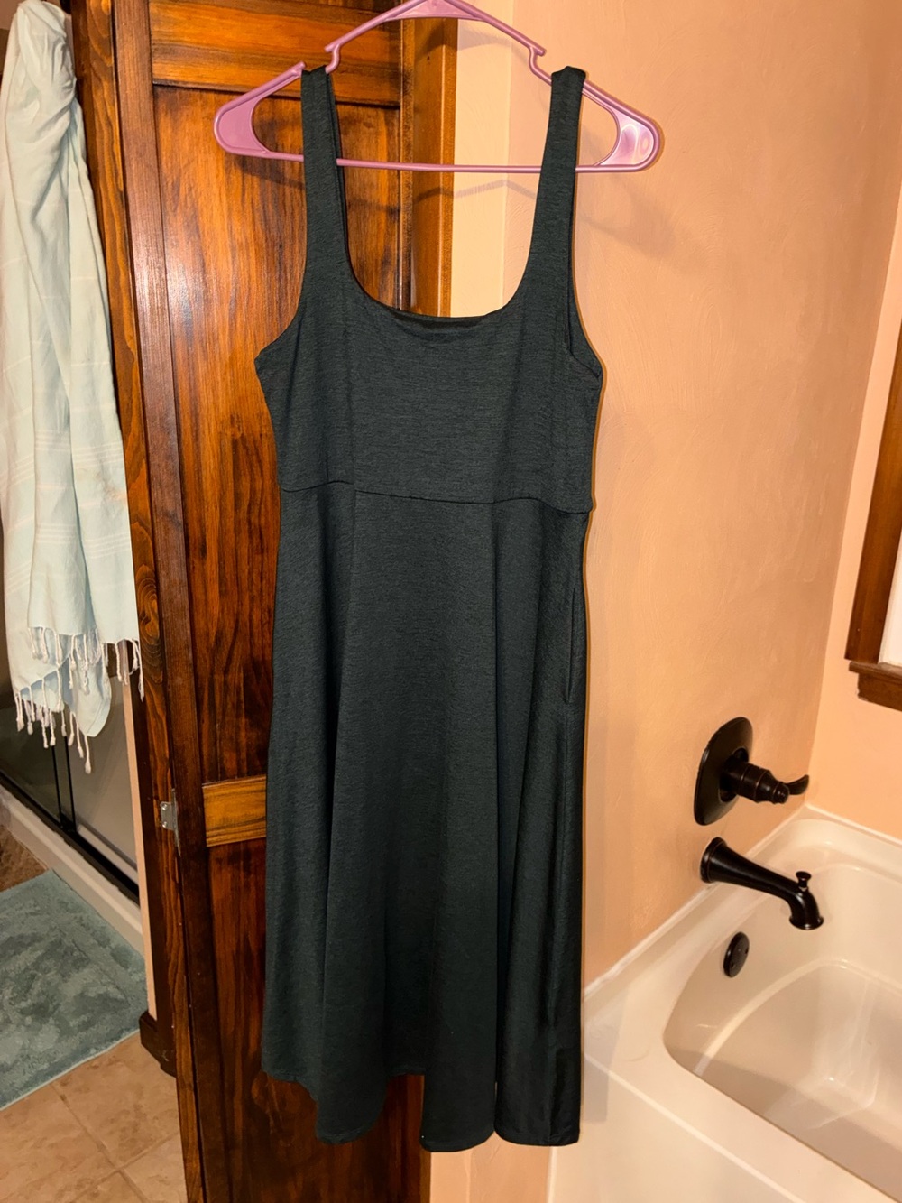 Quince Flowknit Breeze Fit & Flare Dress